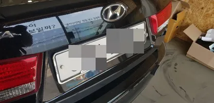 승용차 후방카메라와 룸미러모니터를 쏘나타차량에 설치했습니다! / 인천 계양구