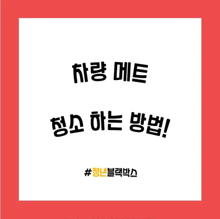 블랙박스 장인 김수석이 알려는 셀프 세차 꿀팁! / 인천 계양구
