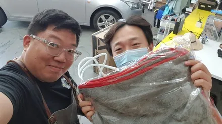 아이나비 블랙박스 Z3000을 룸미러후방카메라와 함께 설치했습니다! / 인천 계양구