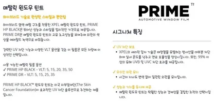 카페인w광주점 테슬라 모델Y 엑스펠 프라임XR 썬팅 했어요 / 광주 동구 산수동