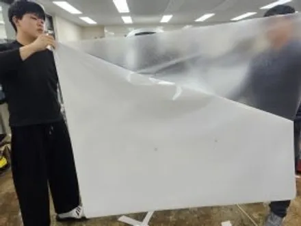 광주 테슬라썬팅 모델Y 본넷PPF 시공으로 도장보호는 카페인W에서 끝냈어요 / 광주 동구 산수동