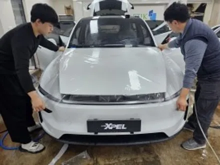 광주 테슬라썬팅 모델Y 본넷PPF 시공으로 도장보호는 카페인W에서 끝냈어요 / 광주 동구 산수동