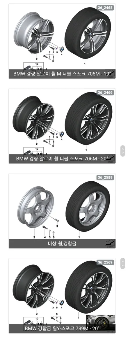 BMW F90 M5 골드브론즈 휠도색 이야기~!! M5CS / 인천 계양구 서운동