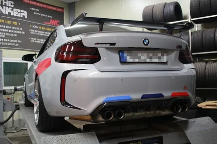 BMW M2 컴페티션 핸드브러쉬 휠 커스텀작업,골드브론즈클리어 / 인천 계양구 서운동