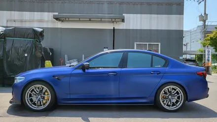 bmw f90 m5 컴페티션 863m 반무광블랙 휠도색 후기 / 인천 계양구 서운동