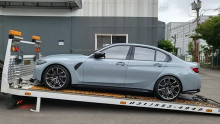 bmw g80 m3컴페티션 휠도색 작업후기, 사틴그레이 휠도색 / 인천 계양구 서운동