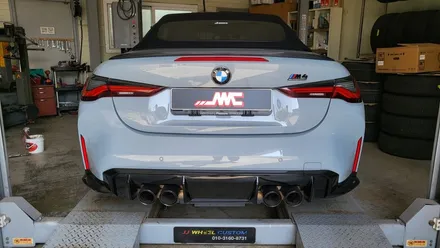 bmw g83 m4 컨버터블 컴페티션 휠도색 이야기(다크 사틴 브론즈) / 인천 계양구 서운동