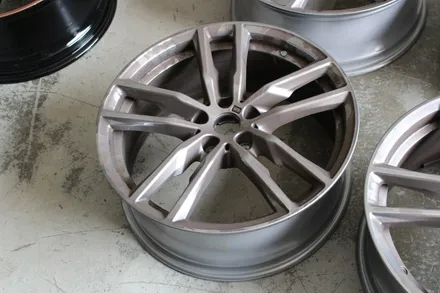 BMW 신형 X4 순정휠 휠도색 작업 , 사틴그레이 / 인천 계양구 서운동