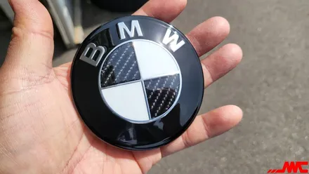 BMW 휠캡 , 엠블럼 IND스타일 카본 커스텀 작업 / 인천 계양구 서운동