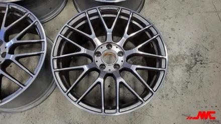 벤츠 AMG c63s 쿠페 휠도색작업 , 반무광블랙,맷블랙,휠도색추천 / 인천 계양구 서운동