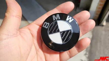 BMW 휠캡 , 엠블럼 IND스타일 카본 커스텀 작업 / 인천 계양구 서운동