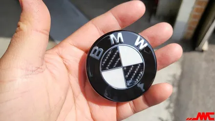 BMW 휠캡 , 엠블럼 IND스타일 카본 커스텀 작업 / 인천 계양구 서운동