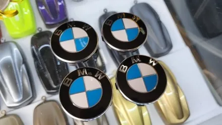 BMW M4 컴페티션 튜닝,휠도색,캘리퍼도색,엠블럼튜닝 / 인천 계양구 서운동