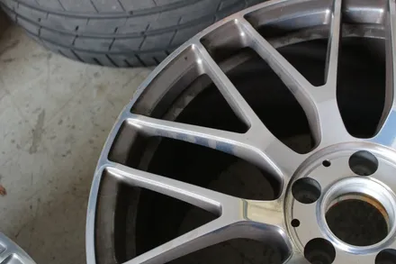벤츠 AMG C63s쿠페 순정휠 도색작업 후기 , 사틴그레이 / 인천 계양구 서운동