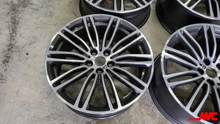 BMW 530i 664m 휠복원 및 틴티드클리어 휠도색 작업 / 인천 계양구 서운동