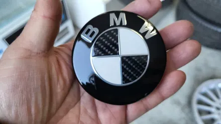 bmw 카본엠블럼,bmw 카본 휠캡 커스텀 작업 / 인천 계양구 서운동