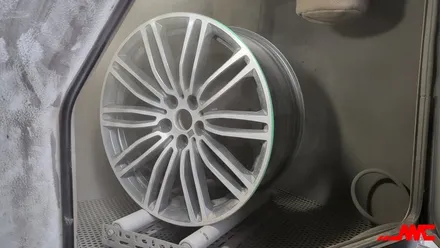 BMW 530i 664m 휠복원 및 틴티드클리어 휠도색 작업 / 인천 계양구 서운동