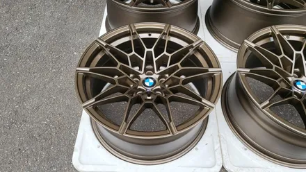 bmw g83 m4 컨버터블 컴페티션 휠도색 이야기(다크 사틴 브론즈) / 인천 계양구 서운동