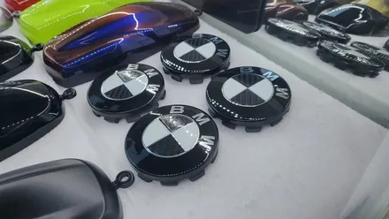 bmw 카본엠블럼,bmw 카본 휠캡 커스텀 작업 / 인천 계양구 서운동
