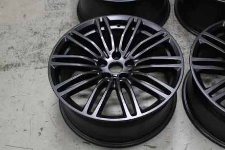 BMW G30 530i 664m 휠도색/휠복원 작업(사틴그레이) / 인천 계양구 서운동