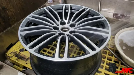 BMW 530i 664m 휠복원 및 틴티드클리어 휠도색 작업 / 인천 계양구 서운동