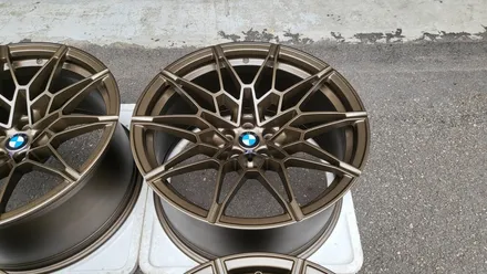 bmw g83 m4 컨버터블 컴페티션 휠도색 이야기(다크 사틴 브론즈) / 인천 계양구 서운동