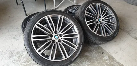 BMW G30 530i 664m 휠도색/휠복원 작업(사틴그레이) / 인천 계양구 서운동