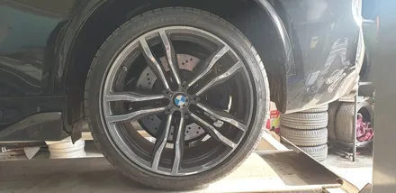 BMW X5M 순정휠 21인치 612M 휠도색(메탈블랙)후기 / 인천 계양구 서운동