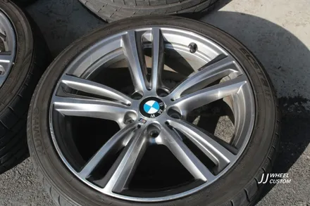 bmw 442m 휠복원 및 휠도색 그리고 메탈블랙 M스티치 작업후기 / 인천 계양구 서운동