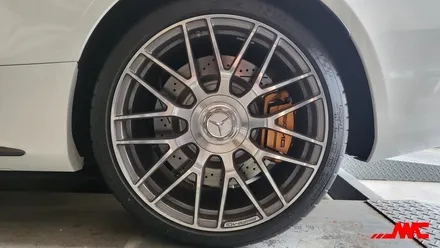 벤츠 AMG c63s 쿠페 휠도색작업 , 반무광블랙,맷블랙,휠도색추천 / 인천 계양구 서운동