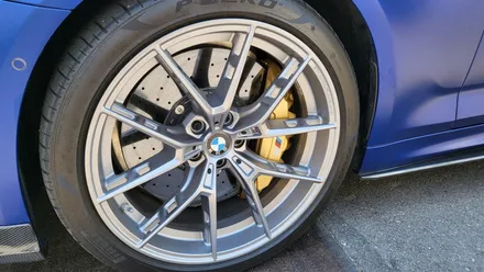 bmw f90 m5 컴페티션 863m 반무광블랙 휠도색 후기 / 인천 계양구 서운동