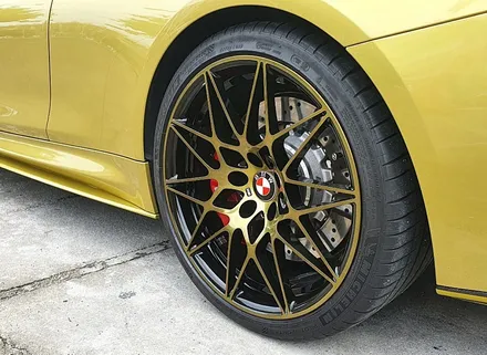 BMW 666m 20인치 골드클리어 커스텀(휠도색) / 인천 계양구 서운동