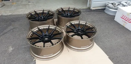 bc forged 휠 커스텀 도색 작업 , 휠도색 ,브론즈 휠도색 / 인천 계양구 서운동