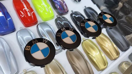 BMW 블랙 에디션 엠블럼 ,휠캡 커스텀작업,블랙휠캡 / 인천 계양구 서운동