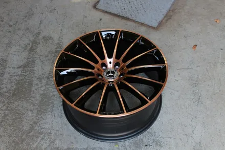벤츠 CLS400d 마차휠 20인치 브론즈클리어 커스텀 작업,휠도색 / 인천 계양구 서운동