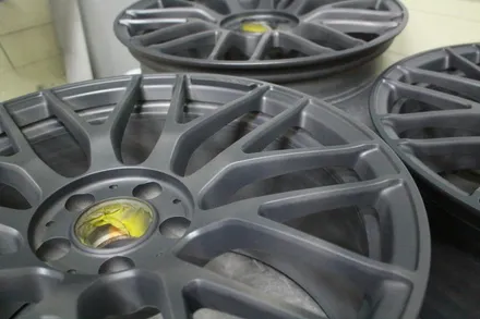 벤츠 AMG C63s쿠페 순정휠 도색작업 후기 , 사틴그레이 / 인천 계양구 서운동