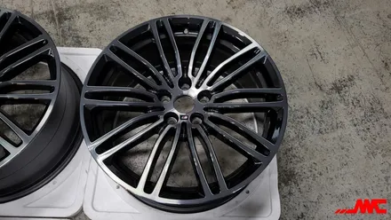 BMW 530i 664m 휠복원 및 틴티드클리어 휠도색 작업 / 인천 계양구 서운동