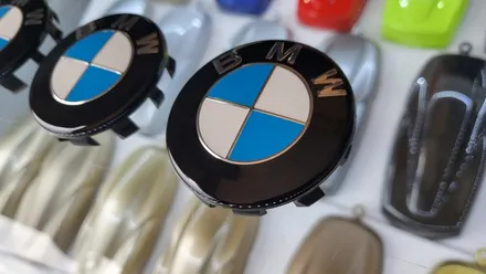 BMW 블랙 에디션 엠블럼 ,휠캡 커스텀작업,블랙휠캡 / 인천 계양구 서운동