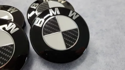 bmw 카본엠블럼,bmw 카본 휠캡 커스텀 작업 / 인천 계양구 서운동