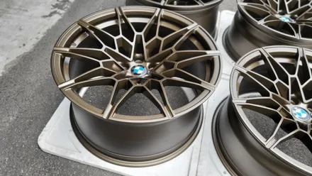 bmw g83 m4 컨버터블 컴페티션 휠도색 이야기(다크 사틴 브론즈) / 인천 계양구 서운동