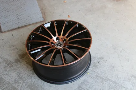 벤츠 CLS400d 마차휠 20인치 브론즈클리어 커스텀 작업,휠도색 / 인천 계양구 서운동