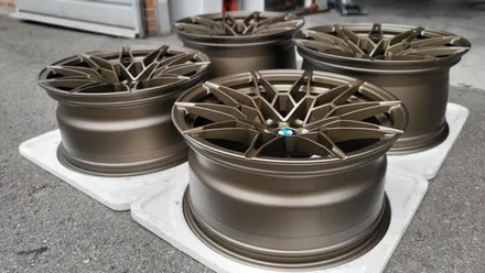 bmw g83 m4 컨버터블 컴페티션 휠도색 이야기(다크 사틴 브론즈) / 인천 계양구 서운동