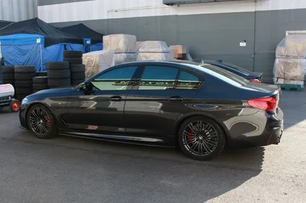 BMW G30 530i 664m 휠도색/휠복원 작업(사틴그레이) / 인천 계양구 서운동