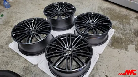 BMW 530i 664m 휠복원 및 틴티드클리어 휠도색 작업 / 인천 계양구 서운동