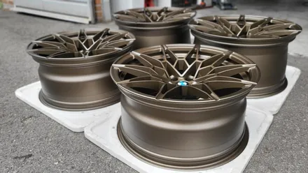 bmw g83 m4 컨버터블 컴페티션 휠도색 이야기(다크 사틴 브론즈) / 인천 계양구 서운동