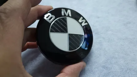 bmw 카본엠블럼,bmw 카본 휠캡 커스텀 작업 / 인천 계양구 서운동