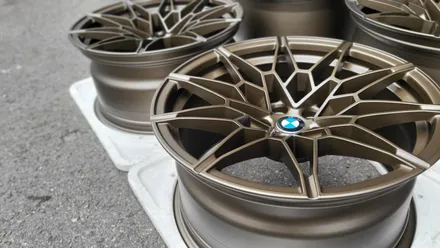 bmw g83 m4 컨버터블 컴페티션 휠도색 이야기(다크 사틴 브론즈) / 인천 계양구 서운동
