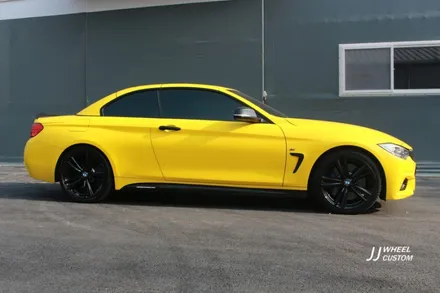 bmw 442m 휠복원 및 휠도색 그리고 메탈블랙 M스티치 작업후기 / 인천 계양구 서운동