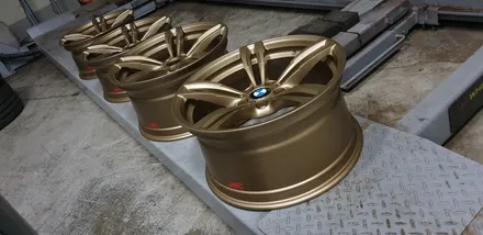 [휠도색]BMW M2 순정휠 437m 19인치 휠도색/휠복원 그리고 골드브론즈 / 인천 계양구 서운동
