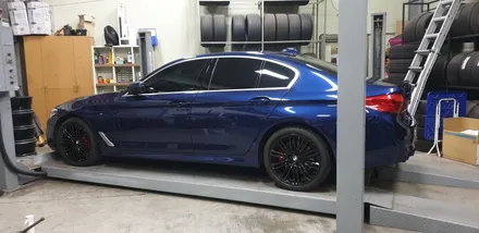 BMW 664m 휠도색 이야기,메탈블랙,JJ휠커스텀 / 인천 계양구 서운동